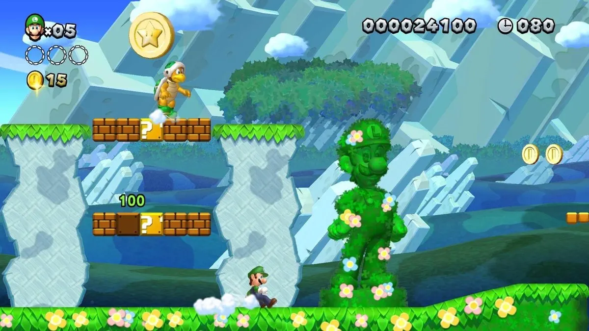 Nintendo New Super Mario Bros Wii - 4 Spelers Offline