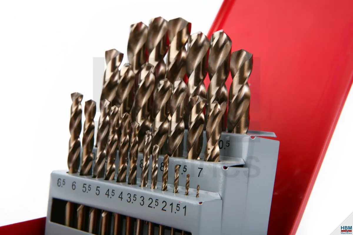 HBM 1-13 x 0,5 HSS Borenset - 5% Cobalt