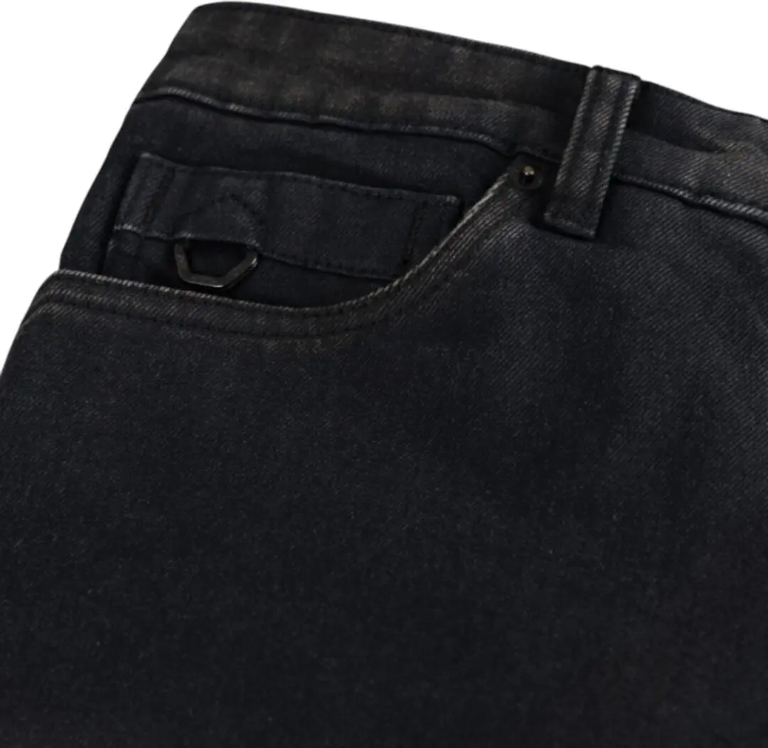 Knox Cartmel Kick Flare Dames Motorjeans - Black-Rust - afbeelding 6 van 6
