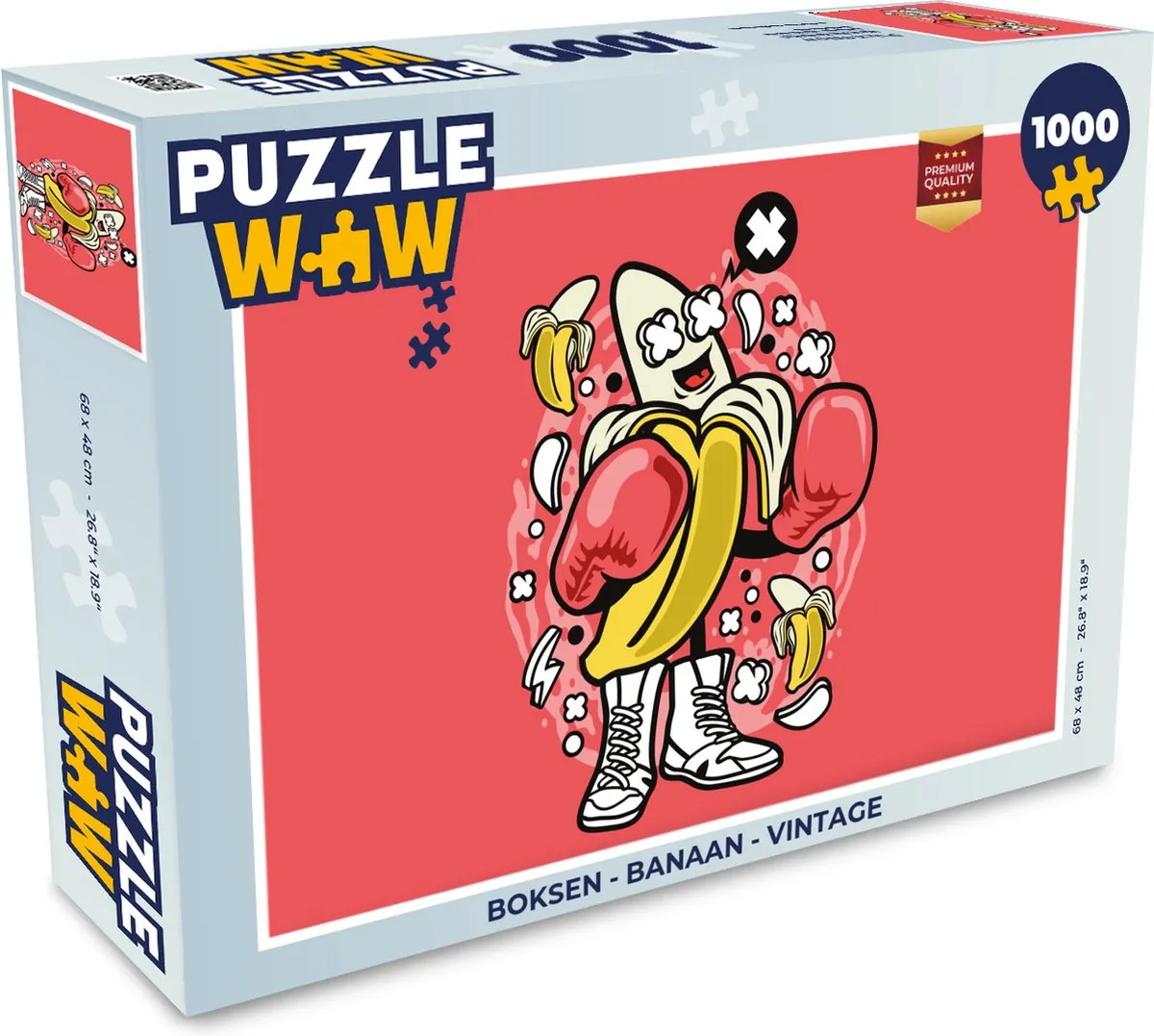 PuzzleWow Legpuzzel Banaan Vintage 1000 Stuks