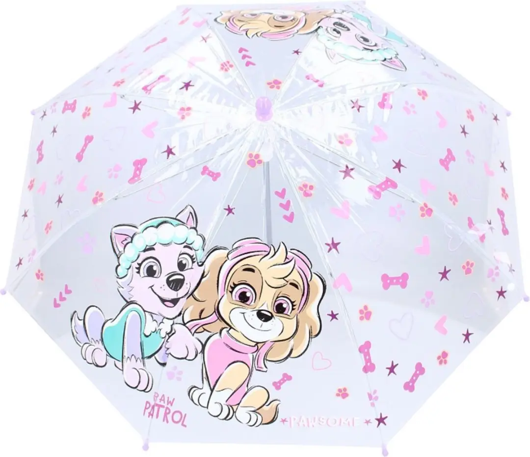 PAW Patrol Rainy Days Paraplu - Skye & Everest - Paars - afbeelding 5 van 5
