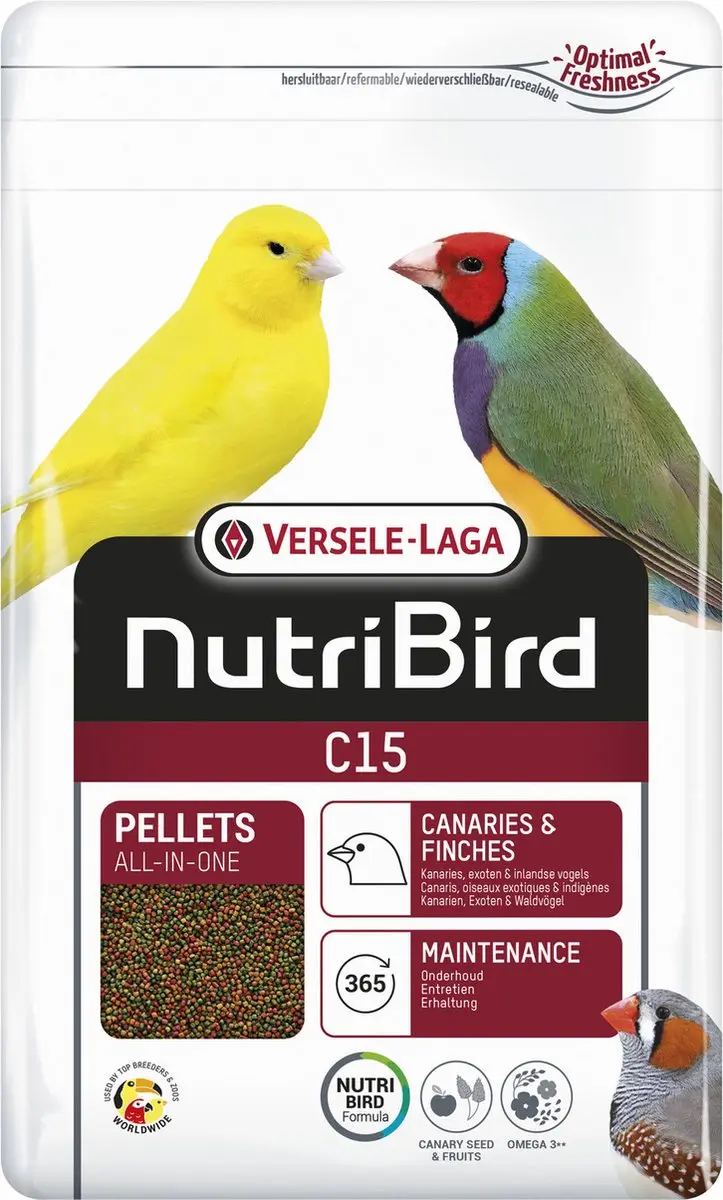 Versele-Laga Nutribird C15 Kanarie Onderhoudsvoer