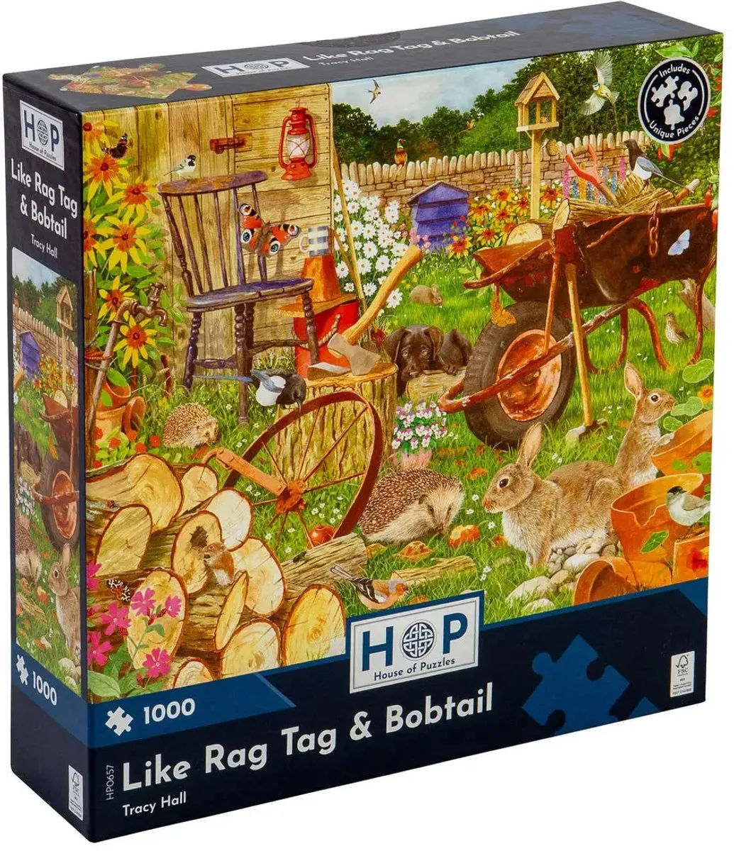 House Of Puzzles Like Rag Tag and Bobtail Legpuzzel 1000 Stuks - HP0657 - Multicolor
