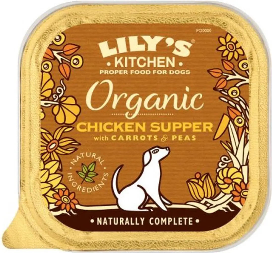 3x11x150 gr Lily's kitchen dog organic chicken supper hondenvoer