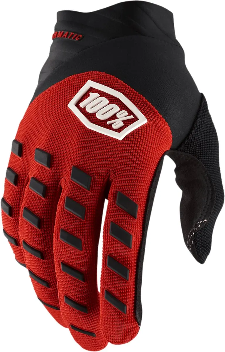100% Airmatic Fietshandschoenen - Zwart/Rood - XXL - afbeelding 3 van 3