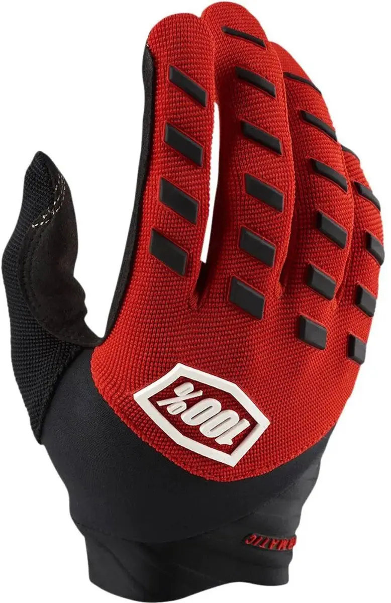 100% Airmatic Fietshandschoenen - Zwart/Rood - XXL - afbeelding 2 van 3