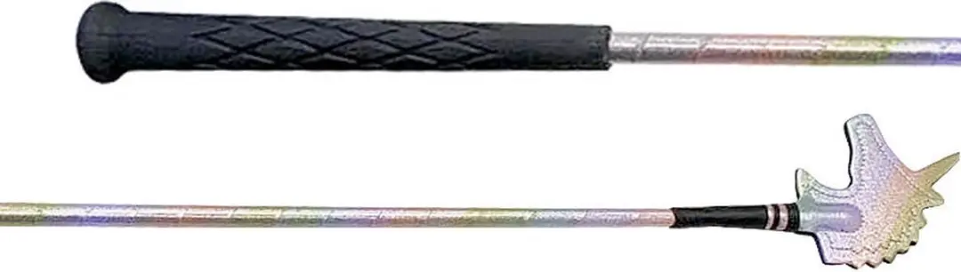 QHP Rijzweep Eenhoorn - Glitter Zilver - 65 CM - afbeelding 3 van 4