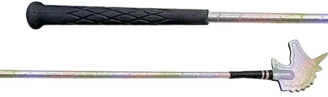 QHP Rijzweep Eenhoorn - Glitter Zilver - 65 CM - afbeelding 4 van 4