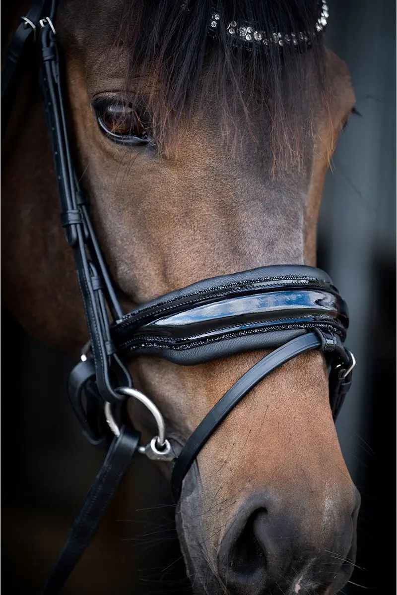 ShowTime Stockholm Hoofdstel - Pony - Zwart - afbeelding 3 van 6