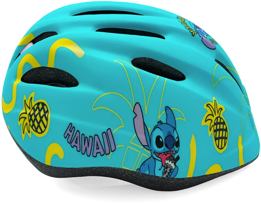 Disney Stitch Kinderfietshelm Maat S - Lichtblauw - afbeelding 4 van 6