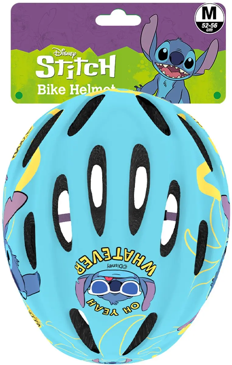 Disney Stitch Kinderfietshelm Maat S - Lichtblauw - afbeelding 6 van 6