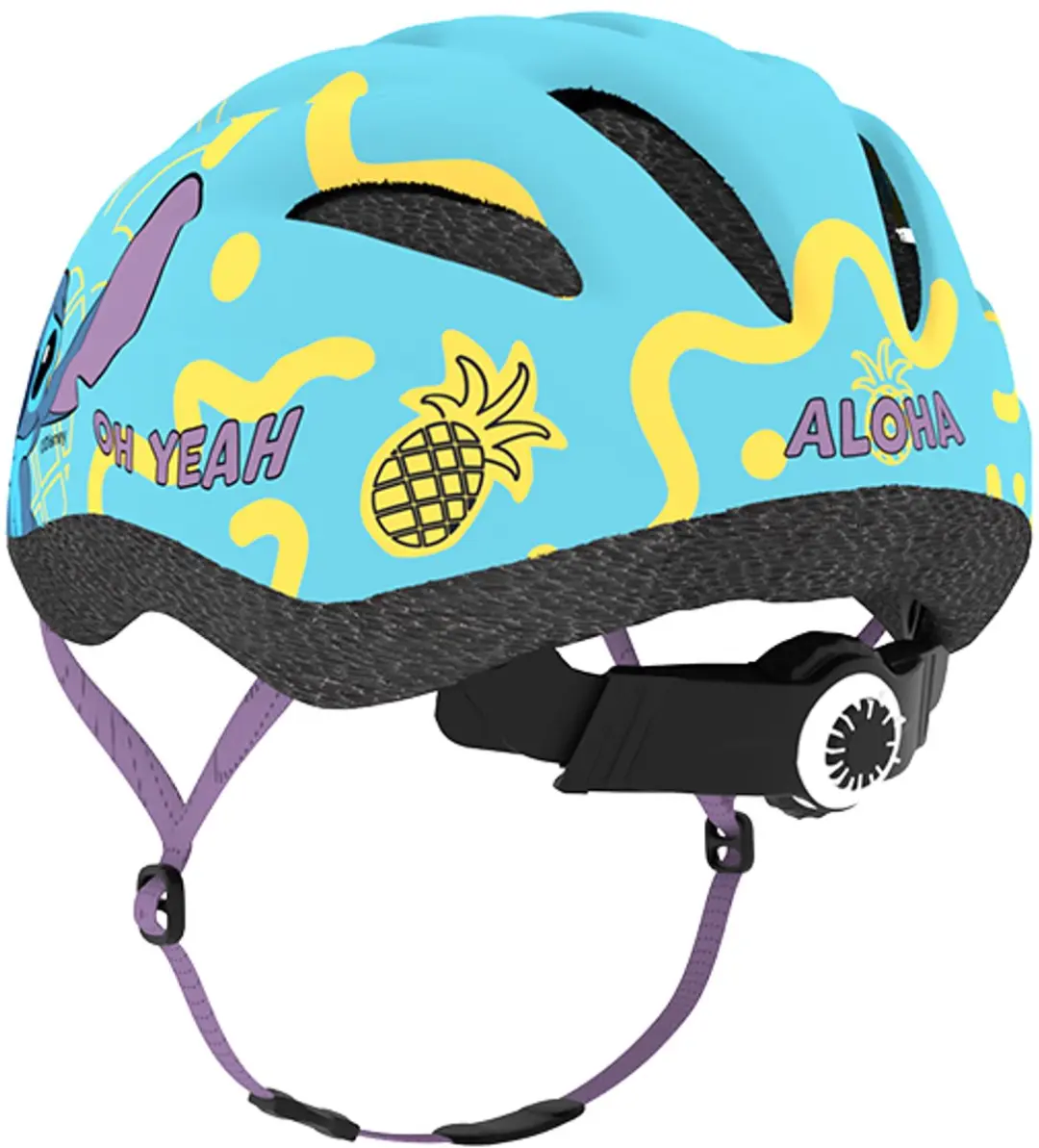 Disney Stitch Kinderfietshelm Maat S - Lichtblauw - afbeelding 5 van 6