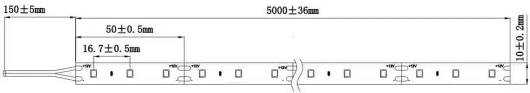 Barthelme Basic 60 51541134 LED-strip 12V 5m - Koudwit - afbeelding 2 van 4