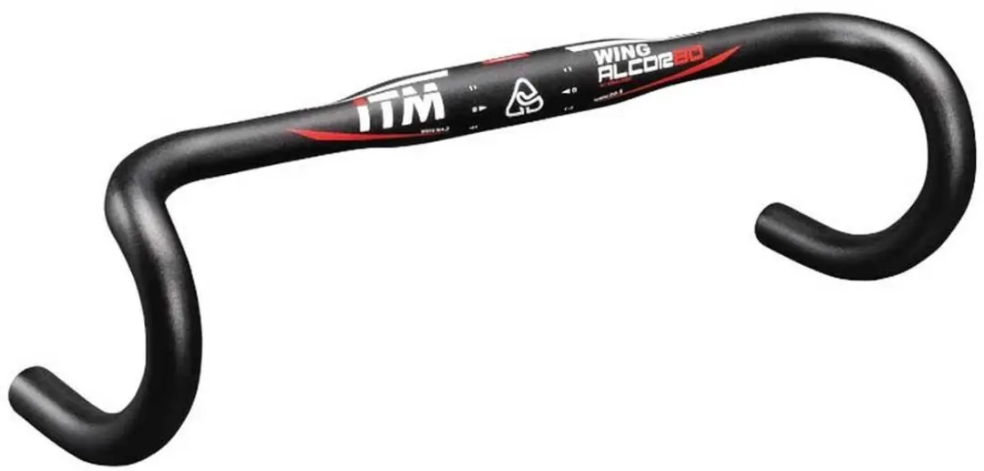 Itm Alcor 80 Wing Stuur Zwart 31.8 mm / 440 mm