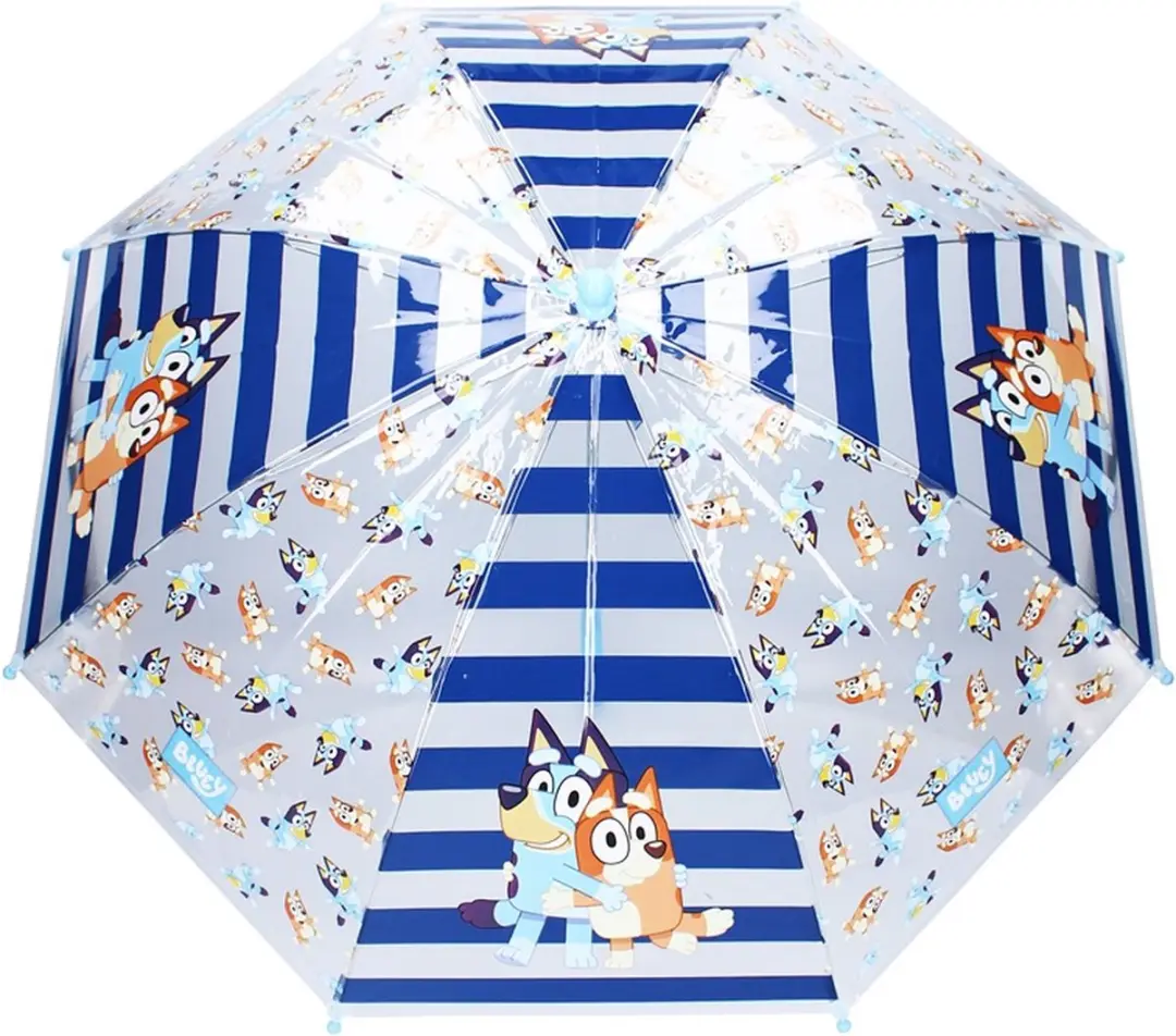 Bluey Paraplu Rainy Days Ø71cm - Blauw - afbeelding 2 van 6