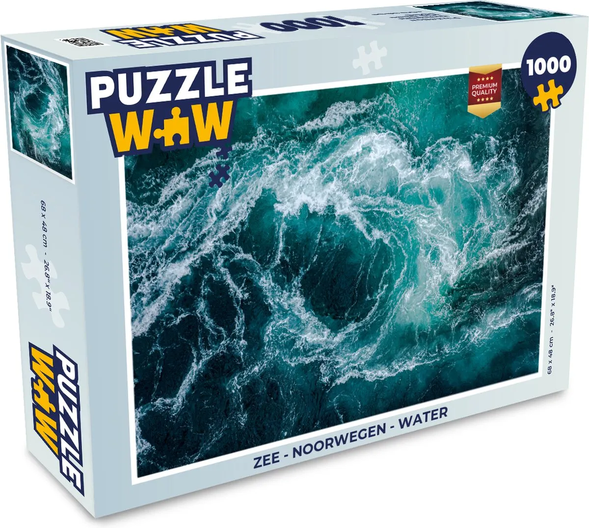 PuzzleWow Zee Noorwegen Legpuzzel 1000 Stuks
