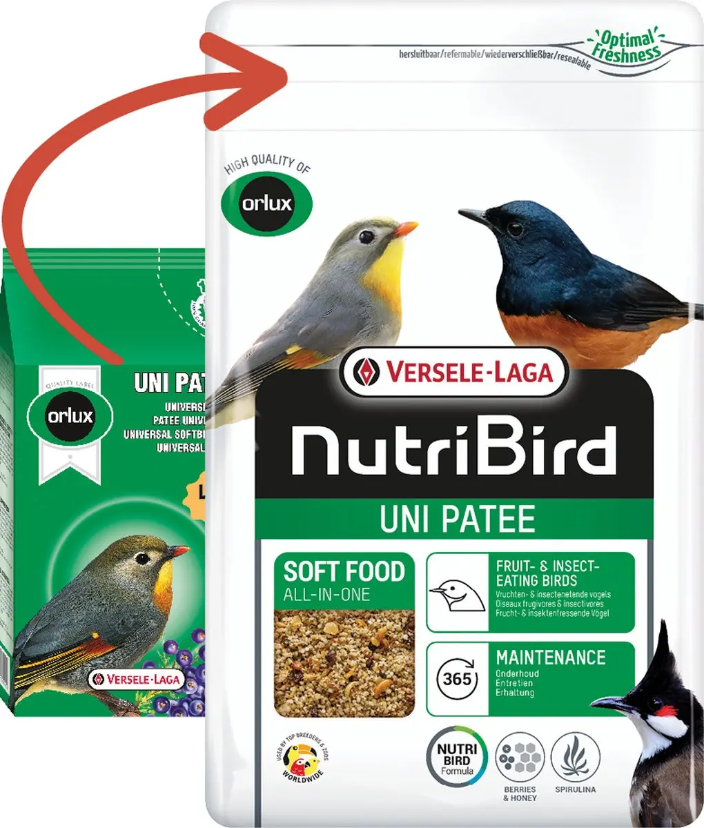 Versele-Laga Nutribird Uni Patee Universeelvoer - 1kg - afbeelding 4 van 6