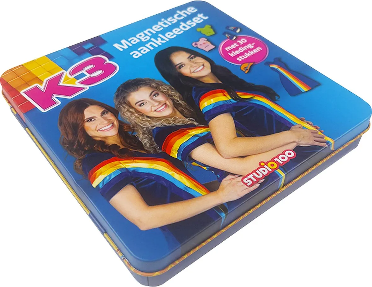 K3 Magnetische Aankleedset 5414233250142 - Blauw