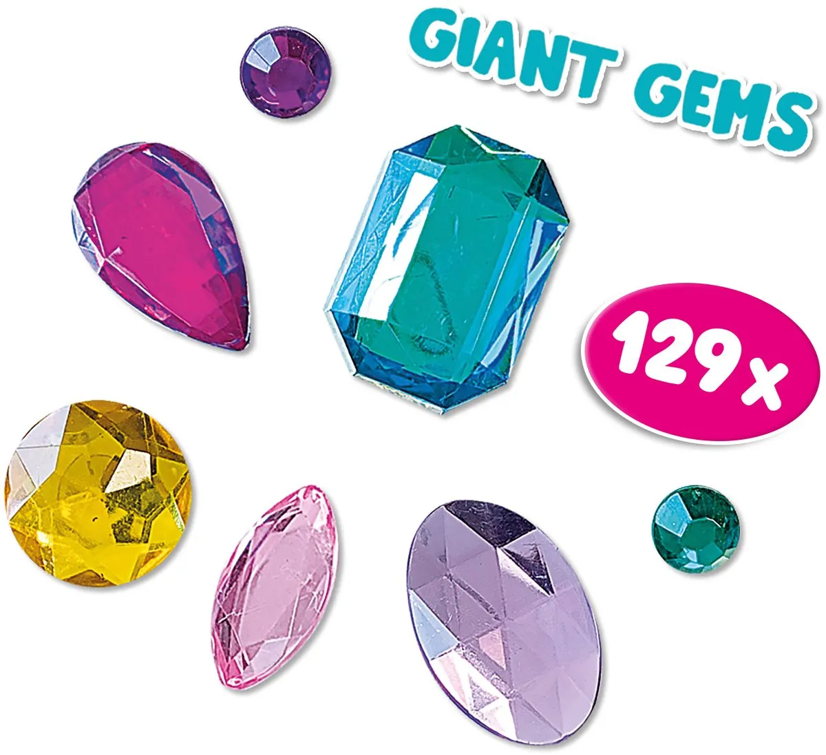 SES Creative Giga Edelstenen Diamond Painting - Meerkleurig