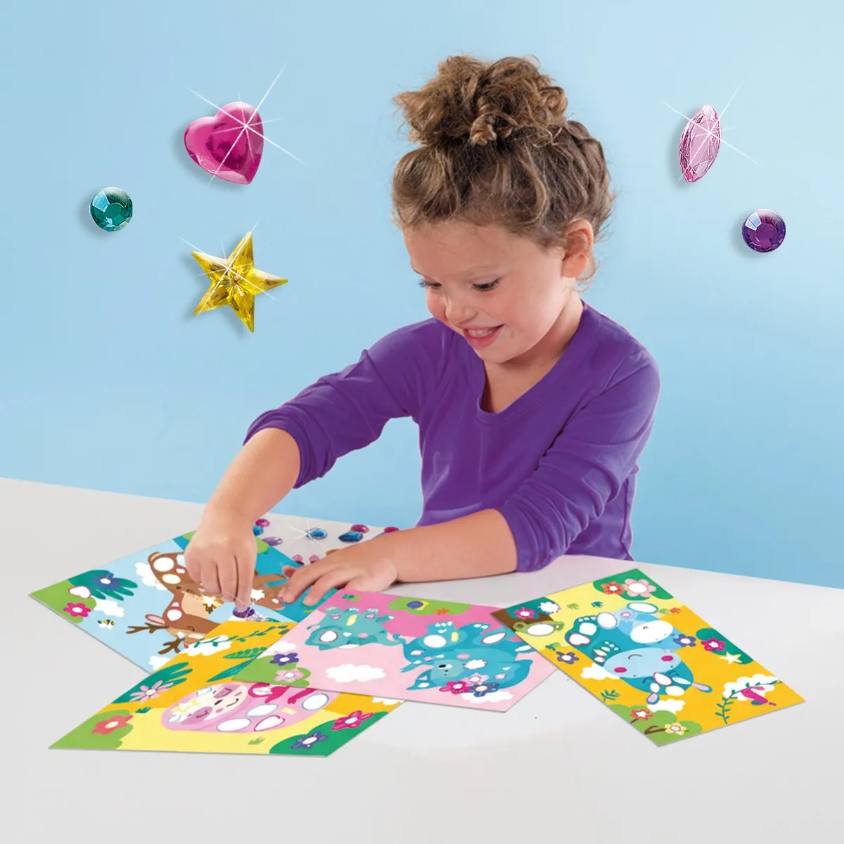 SES Creative Giga Edelstenen Diamond Painting - Meerkleurig