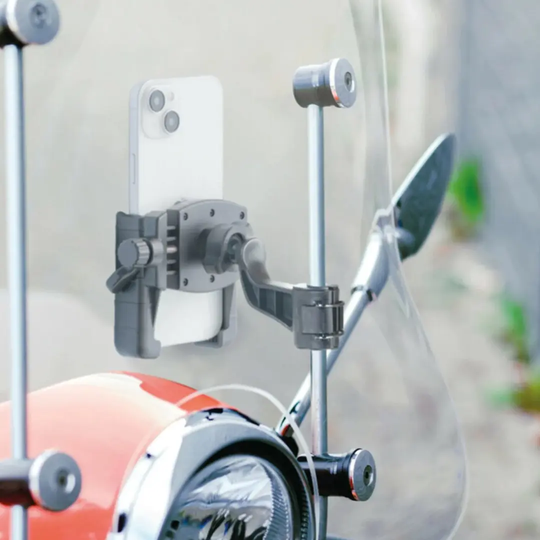 Lampa Smart Grip Telefoonhouder Scooter - 360° draaibaar - Zwart - afbeelding 4 van 6