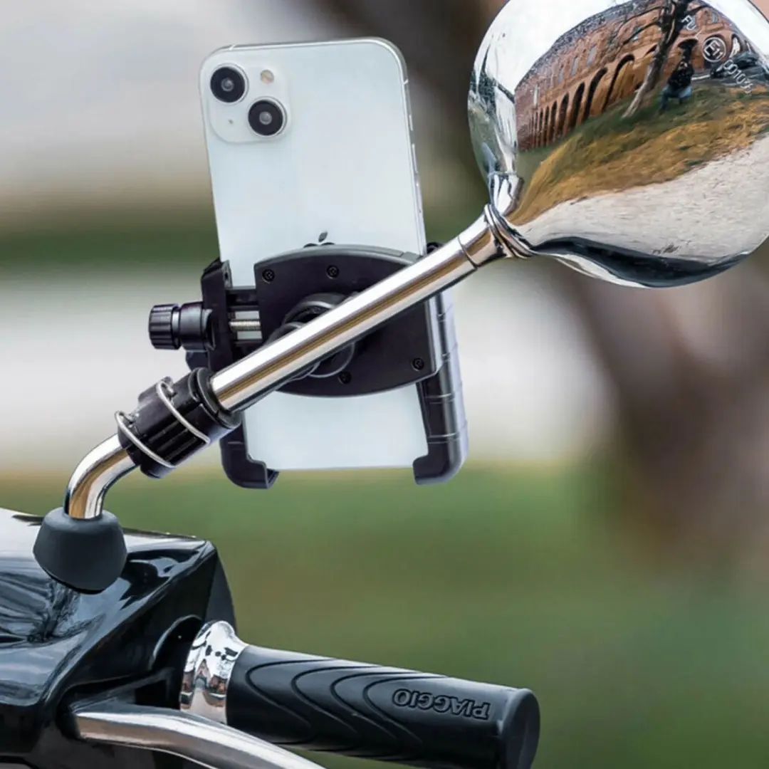Lampa Smart Grip Telefoonhouder Scooter - 360° draaibaar - Zwart - afbeelding 3 van 6
