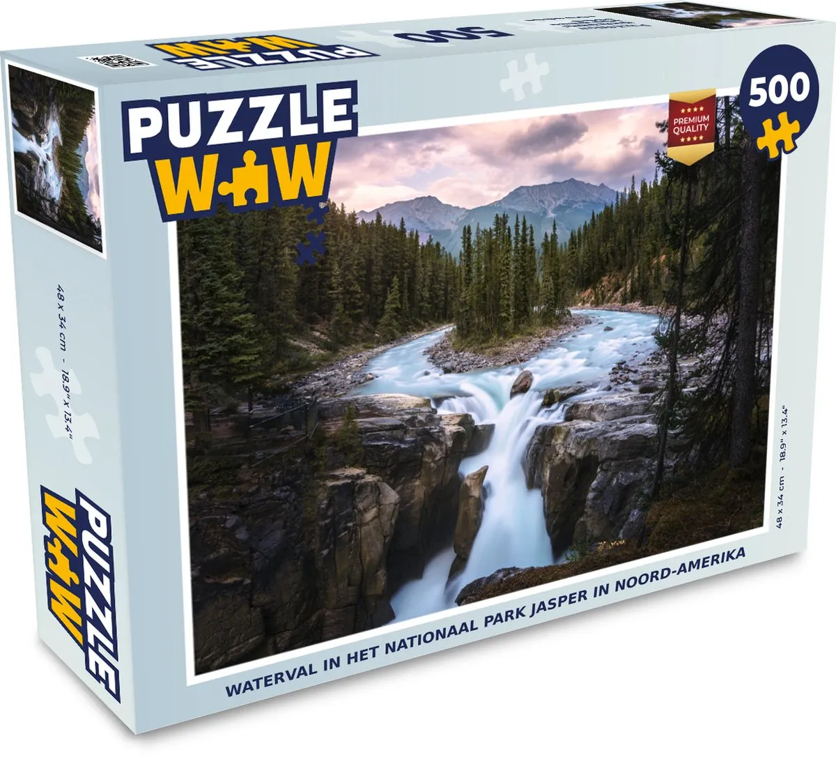 PuzzleWow Legpuzzel Jasper Nationaal Park 500 Stuks