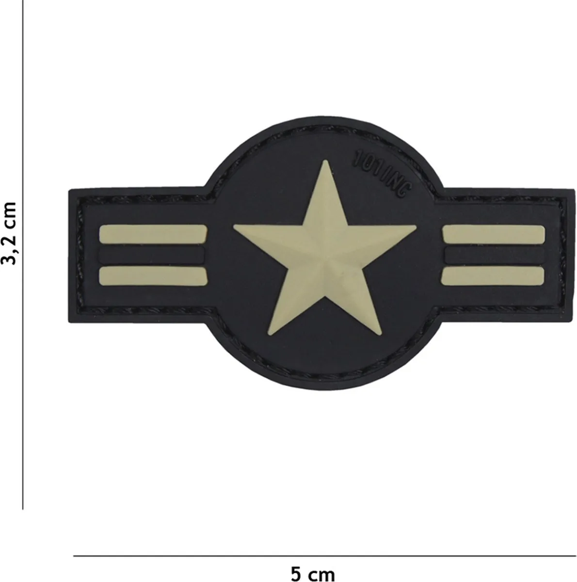 101 Inc Embleem 3D Pvc U.S. Air Force Coyote