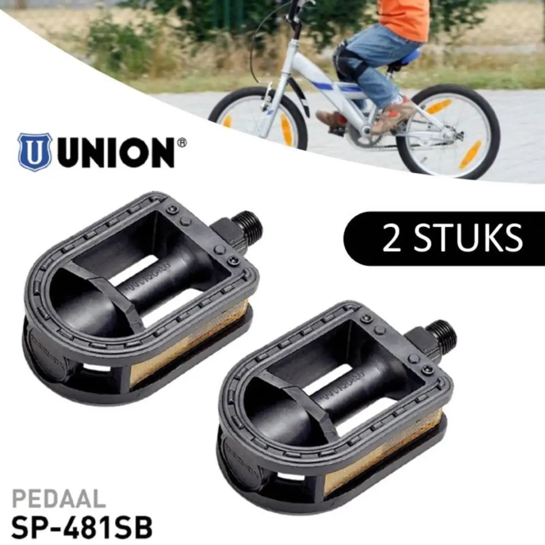 Union Marwi Kinderfiets Pedalen 1-2" - Zwart - afbeelding 5 van 6