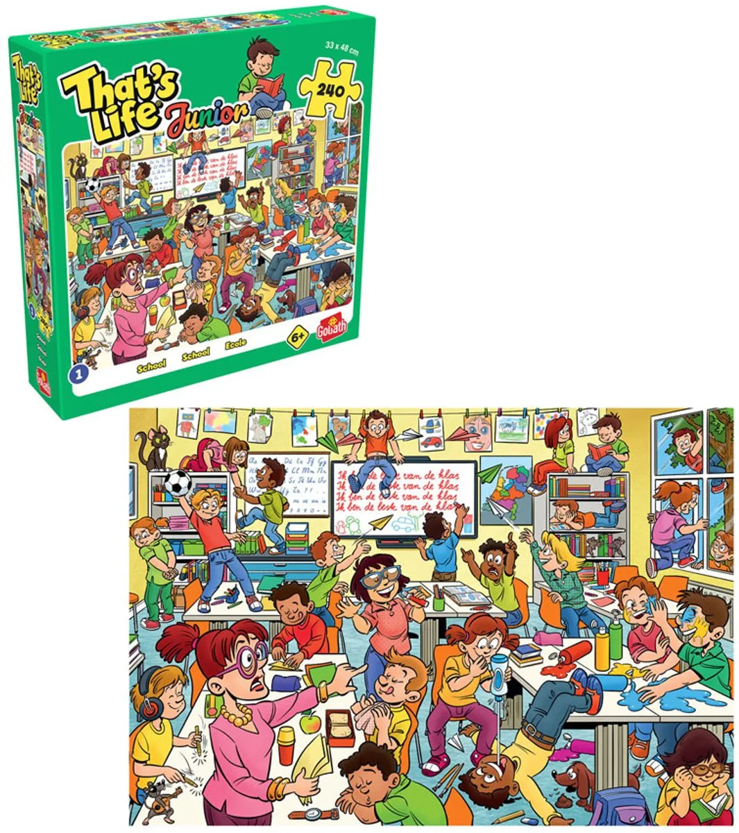 Goliath That's Life Junior Puzzel 240 Stuks - Multicolor