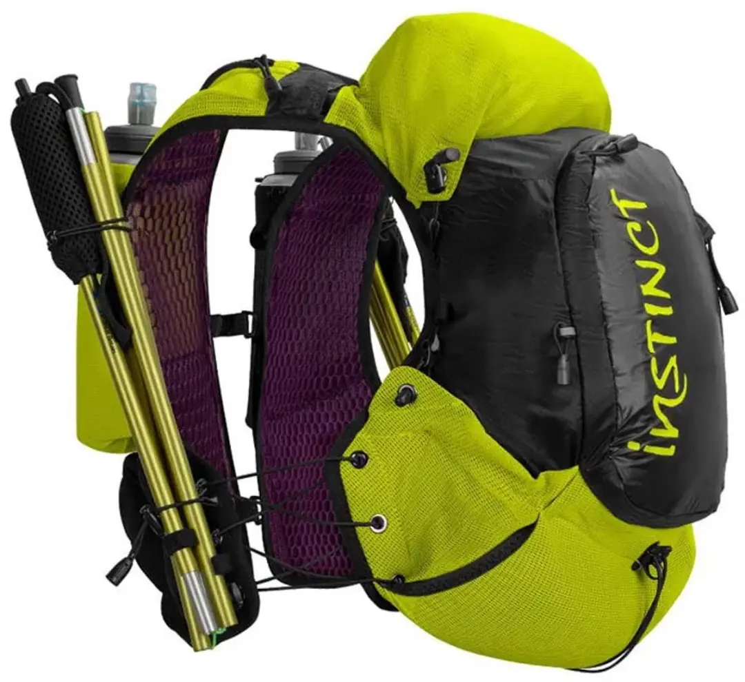 Instinct Trail Eklipse 12 L Trailvest - Black/Yellow - afbeelding 6 van 6