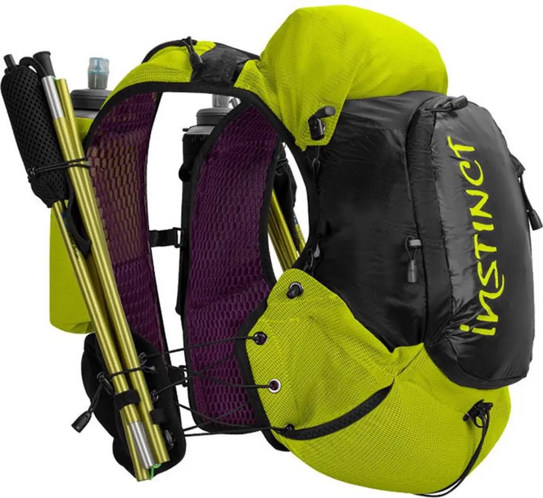 Instinct Trail Eklipse 12 L Trailvest - Black/Yellow - afbeelding 4 van 6