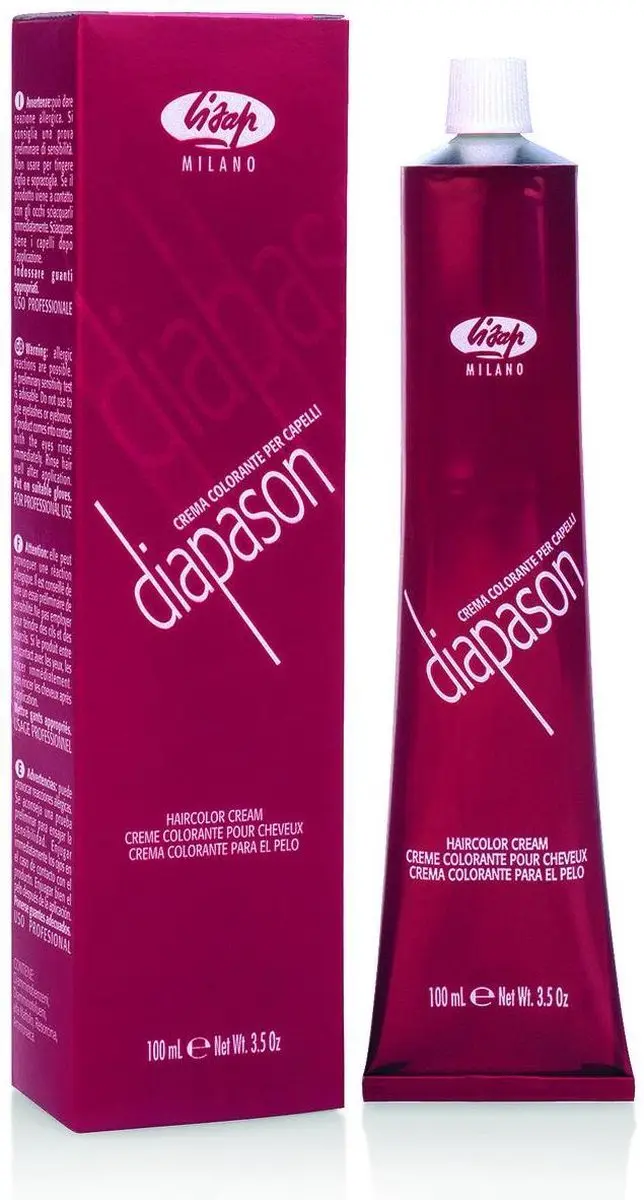 Lisap Diapason Professionale  Haarkleuring Creme Permanent 100ml