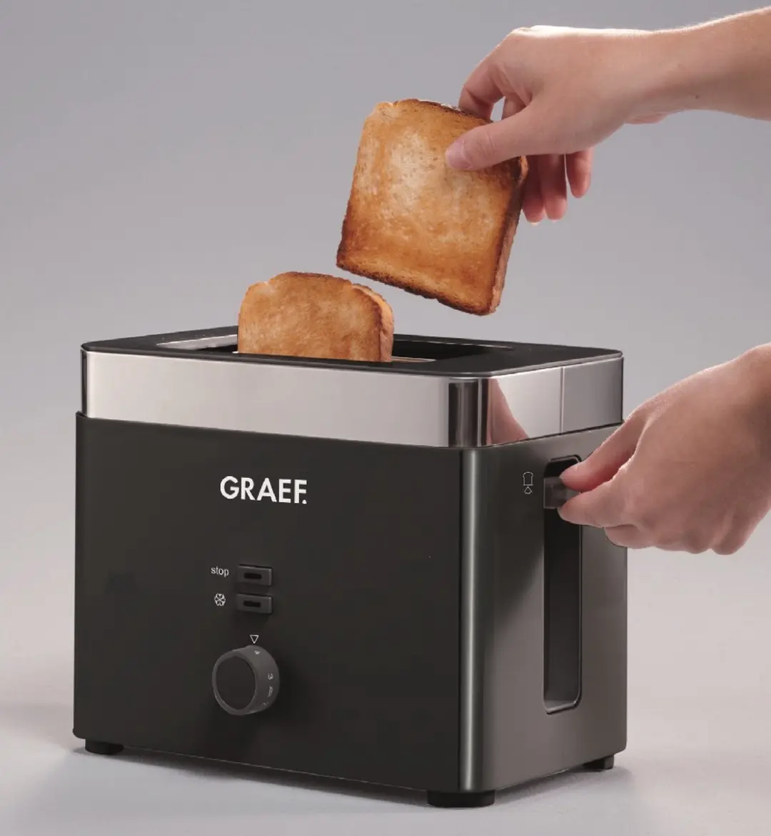 Graef TO 62 Broodrooster - 1000W - Zwart - afbeelding 4 van 6