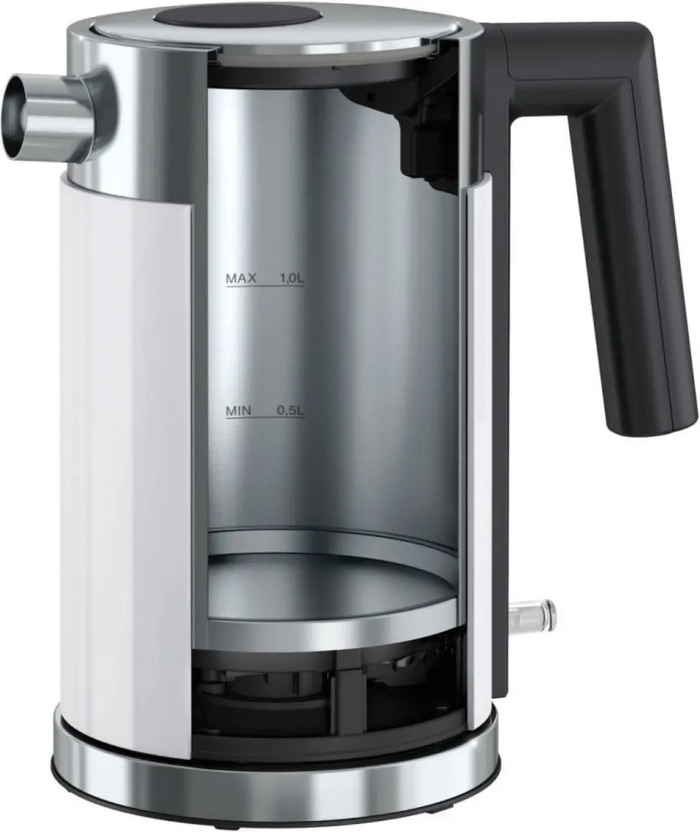 Graef WK401 Waterkoker - 2015W - 1 liter - Wit/RVS - afbeelding 2 van 6