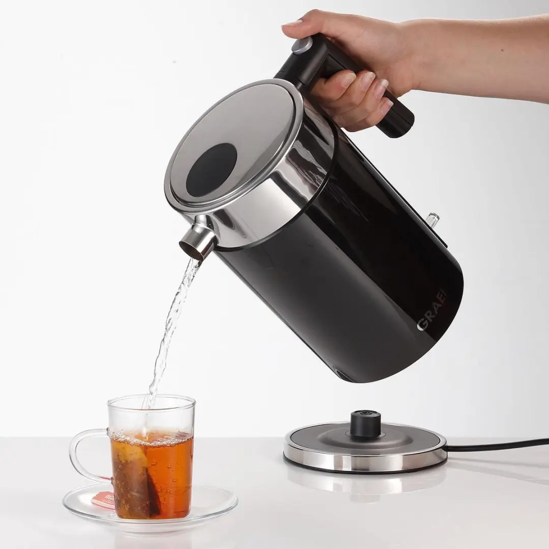 Graef WK 62 Waterkoker - 2015W - 1.5L - Zwart - afbeelding 4 van 6