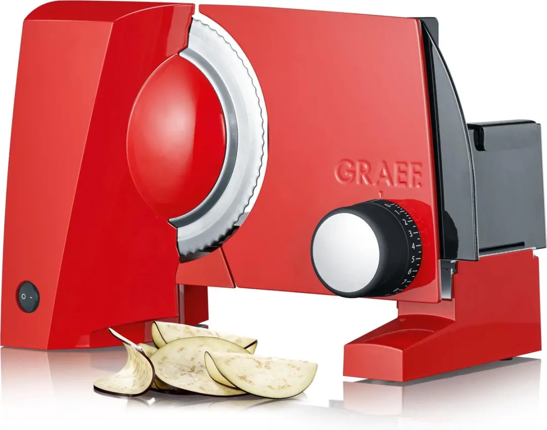 Graef SKS 100 S10003 Elektrische Snijmachine 170W - Rood - afbeelding 3 van 6