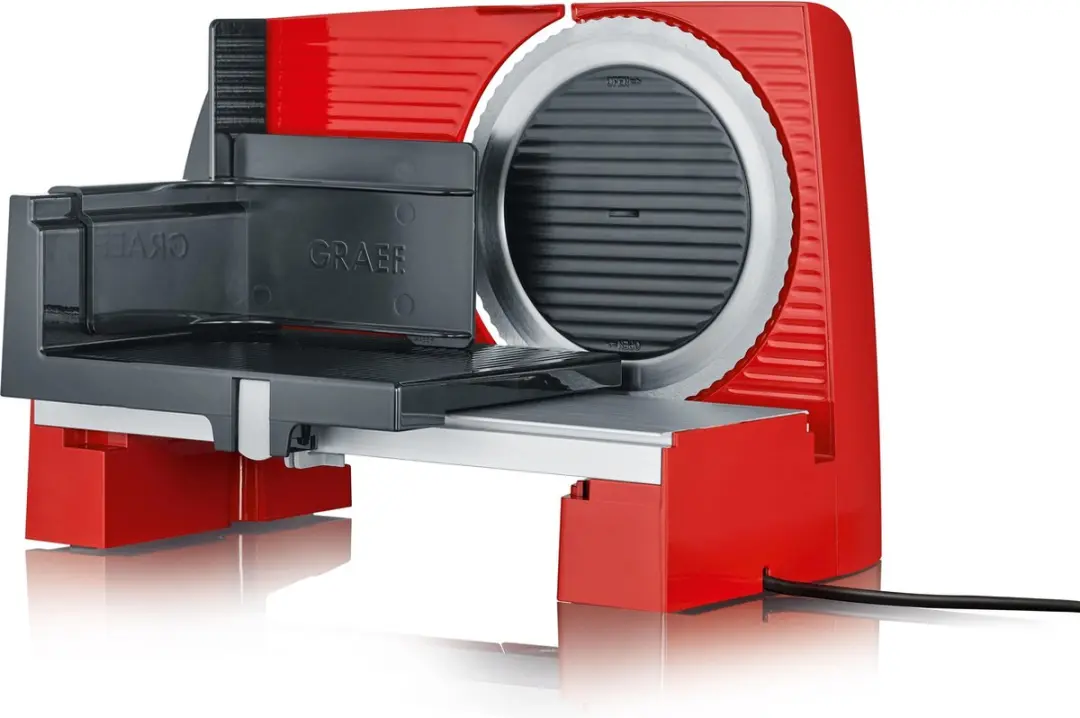 Graef SKS 100 S10003 Elektrische Snijmachine 170W - Rood - afbeelding 4 van 6