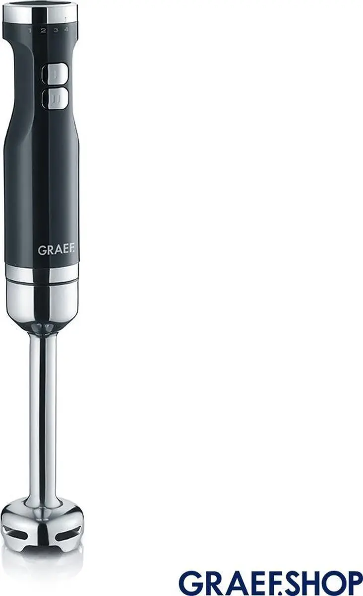 Graef HB502EU Staafmixer 800W - Zwart - afbeelding 2 van 6