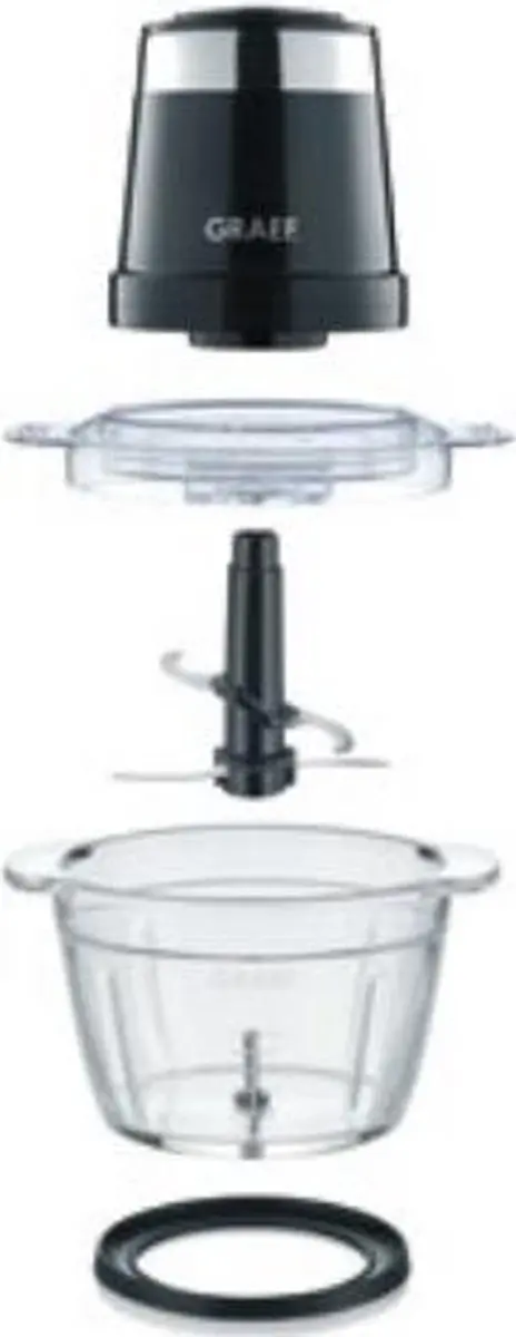 Graef CH501EU Hakmolen 1L - 500W - Wit - afbeelding 5 van 6