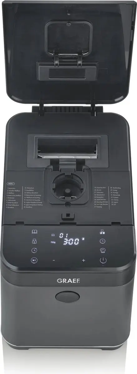 Graef BA806EU Broodbakmachine - 520W - Grijs - afbeelding 4 van 6