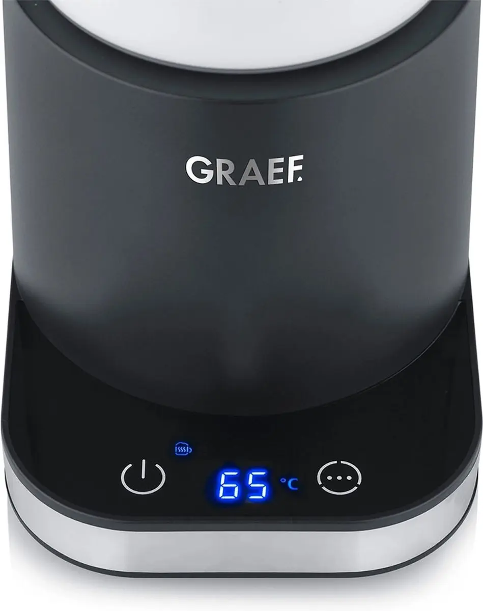 Graef MS902EU Melkopschuimer - 500W - Zwart - afbeelding 4 van 6