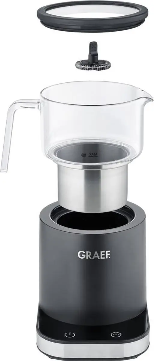 Graef MS902EU Melkopschuimer - 500W - Zwart - afbeelding 5 van 6