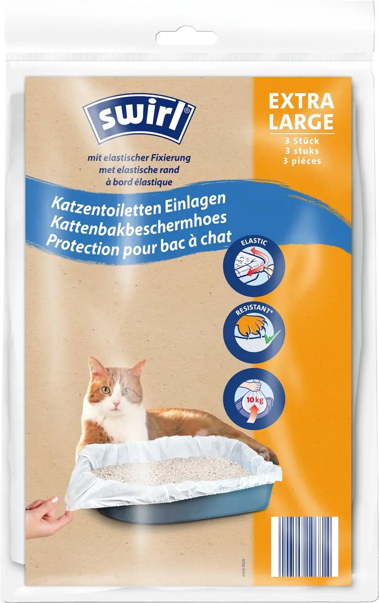 Kattenbakbeschermhoes van Swirl XL