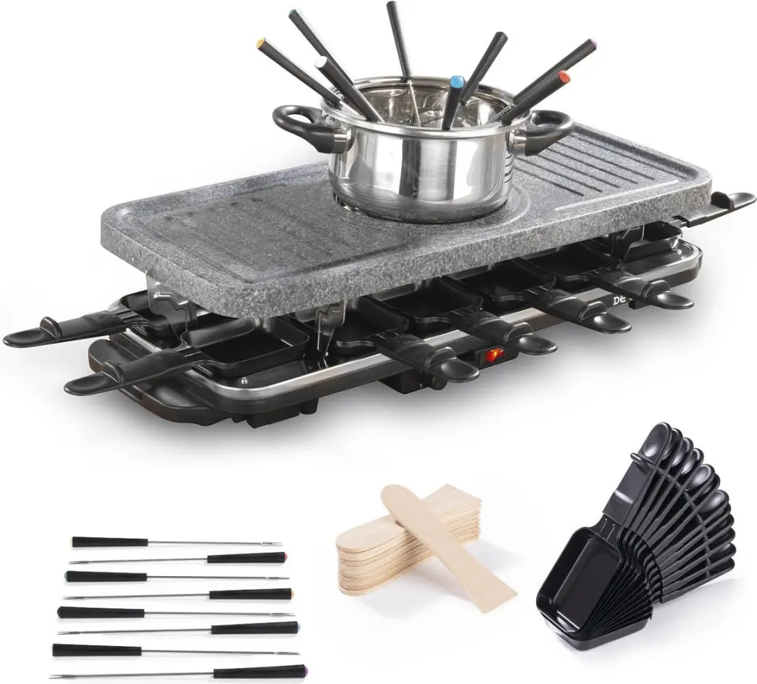 GOURMETmaxx raclette en fondue combi XXL