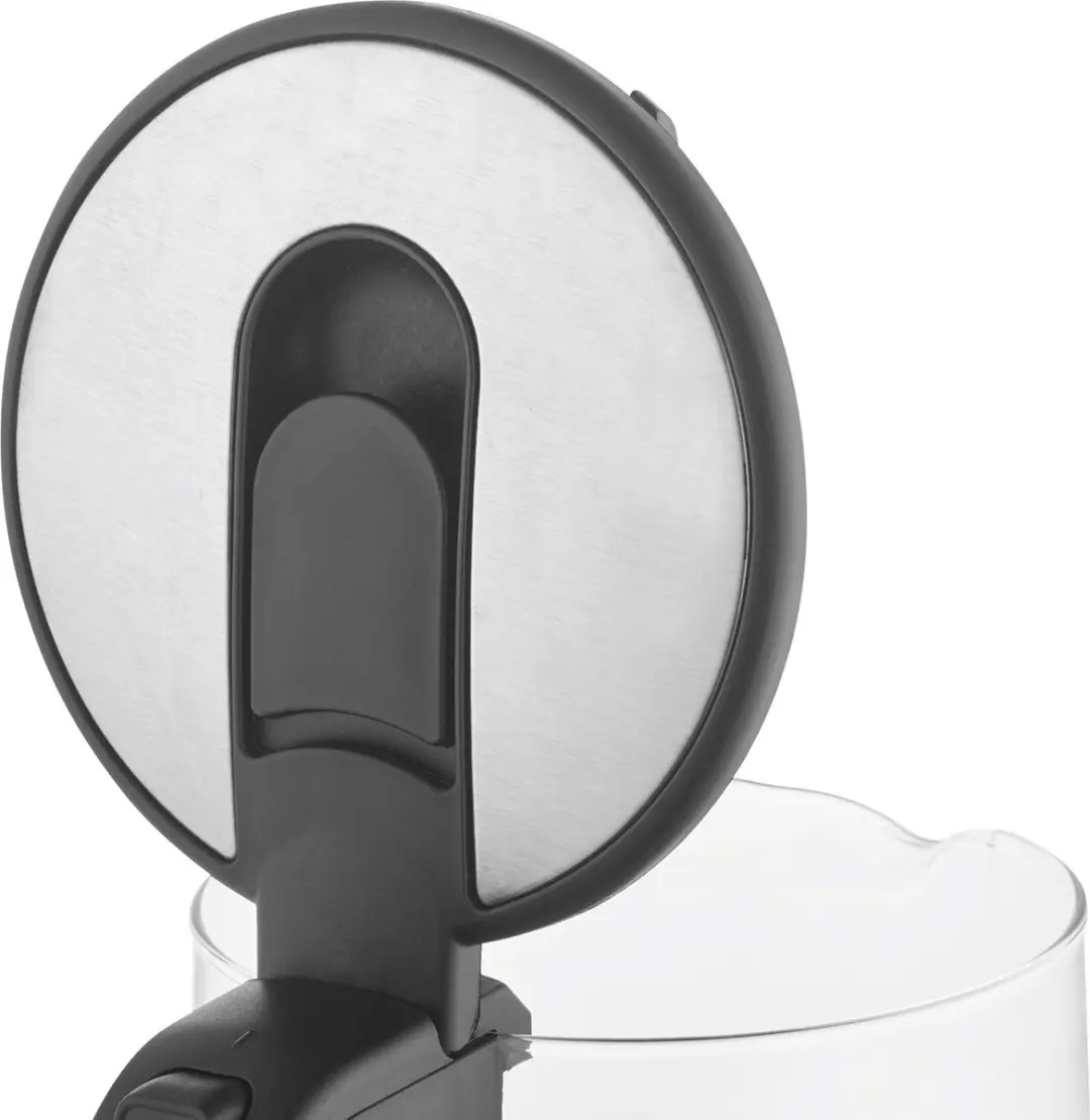 Gourmetmaxx Glaskoker LED 1.7l 2200W - RVS/Zwart - afbeelding 4 van 6