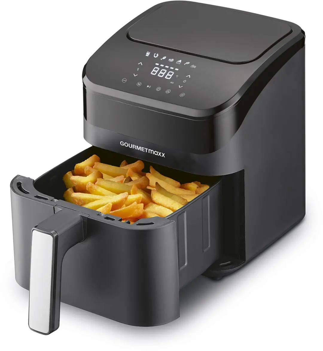 GOURMETmaxx digitale 4L heteluchtfriteuse met touchscreen en timer