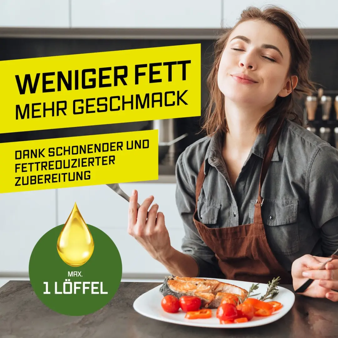 Gourmetmaxx FryBBQ Heteluchtfriteuse 5L - 2000W - afbeelding 2 van 6