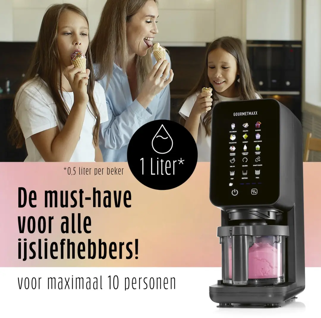 GourmetMaxx SmoothUp Touch IJsmachine 19769 - 700W - afbeelding 2 van 6