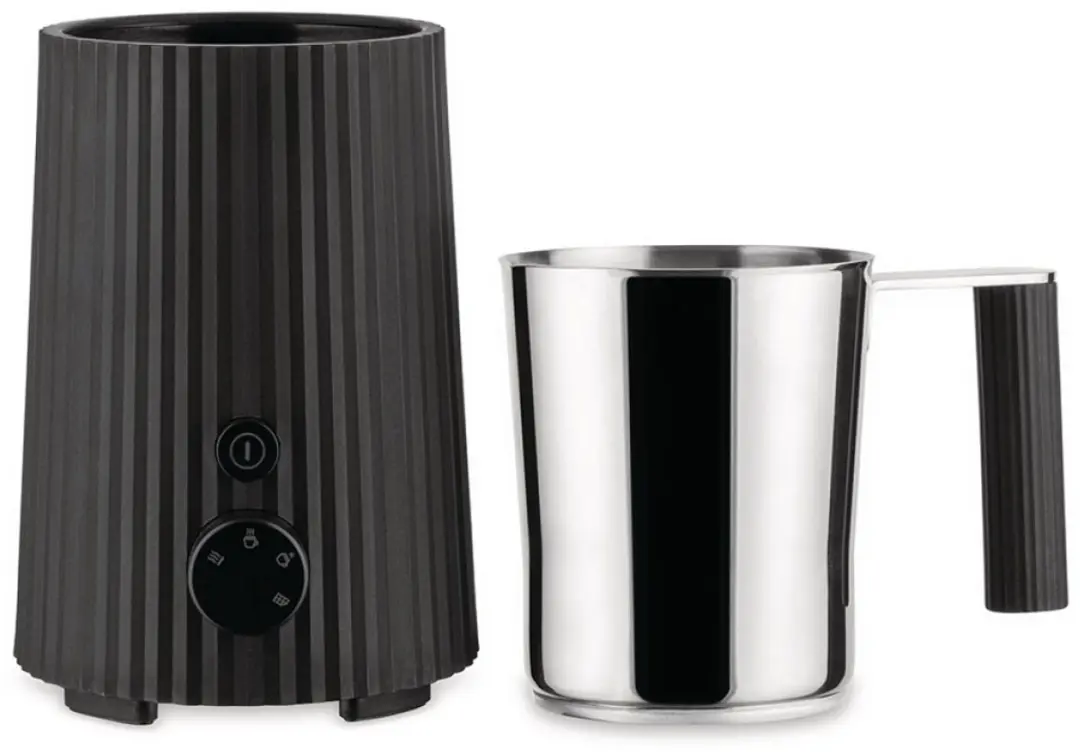 Alessi Plissé Melkopschuimer 600W - Zwart - afbeelding 2 van 6